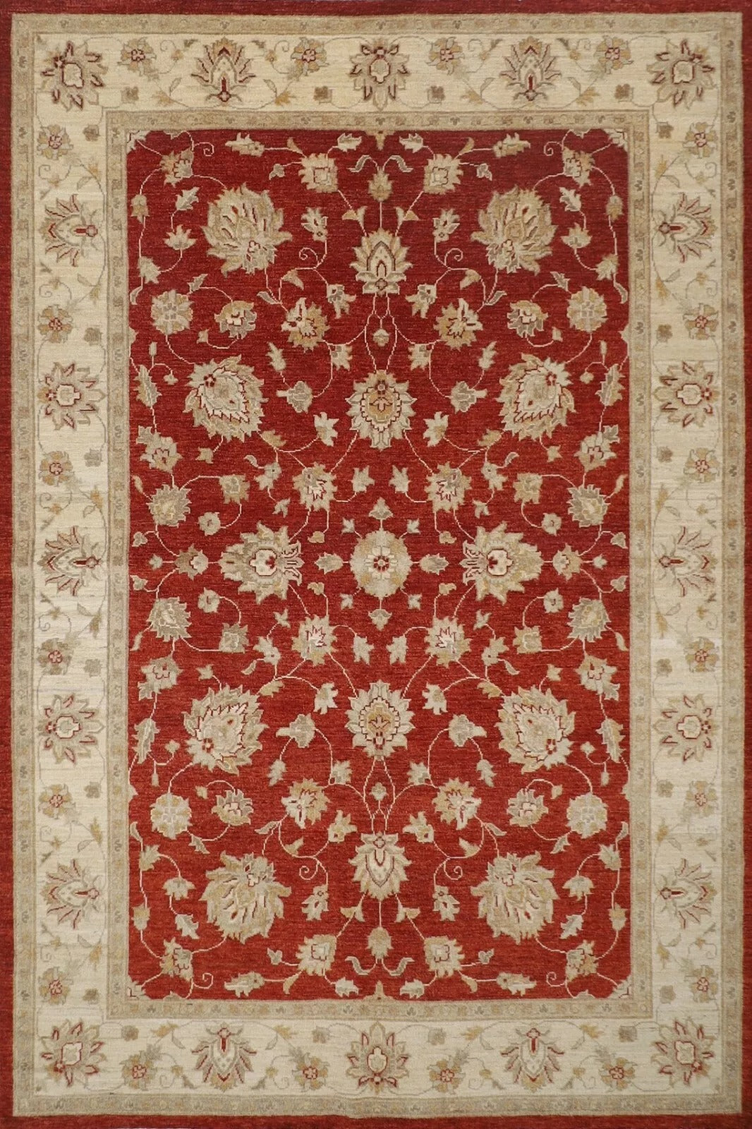 206 x 290 cm | Oriental Afghan Tribal Hand Knotted Carpet