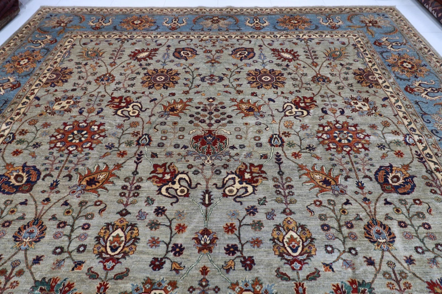 393 x 584 cm | Aryana Afghan Tribal Hand Knotted Carpet