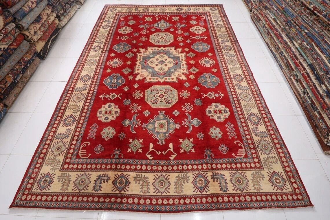 297 x 442 cm | Yakkish Afghan Tribal Hand Knotted Carpet