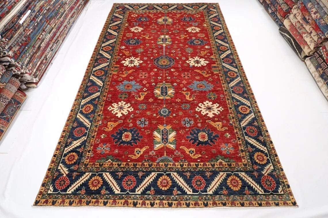 249 x 428 cm | Aryana Afghan Tribal Hand Knotted Carpet