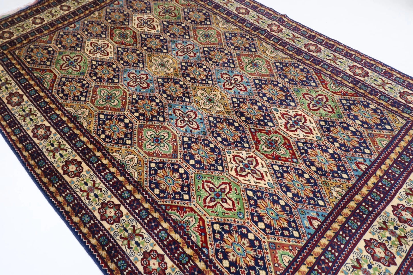 198 x 312 cm | Maranoce Afghan Tribal Hand Knotted Carpet
