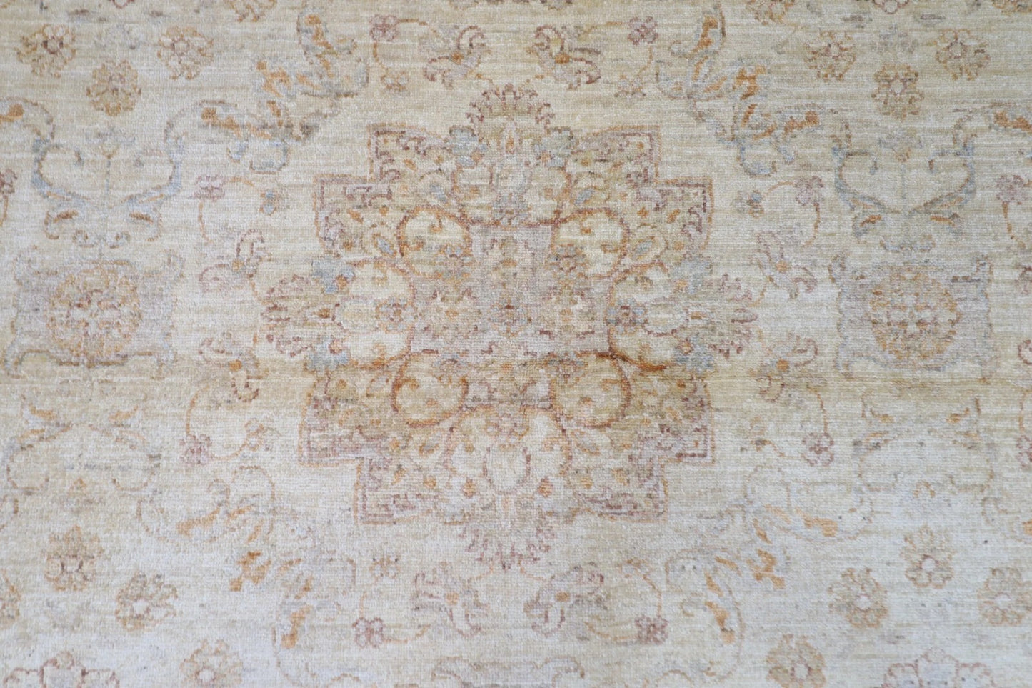 268 x 271 cm | Zeigler Afghan Tribal Hand Knotted Wool Round Carpet