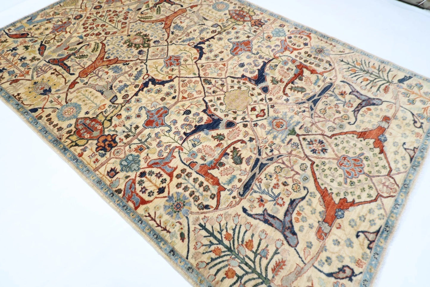 198 x 299 cm | Bidjar Afghan Tribal Hand Knotted Carpet