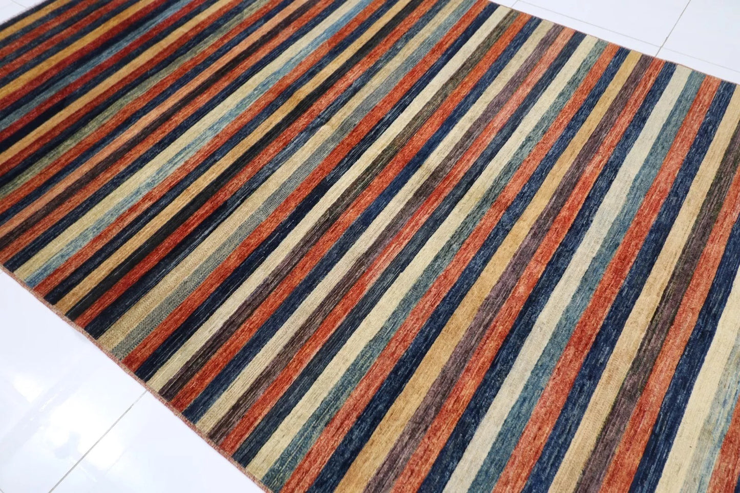 200 x 296 cm | Gabbeh Afghan Tribal Hand Knotted Carpet