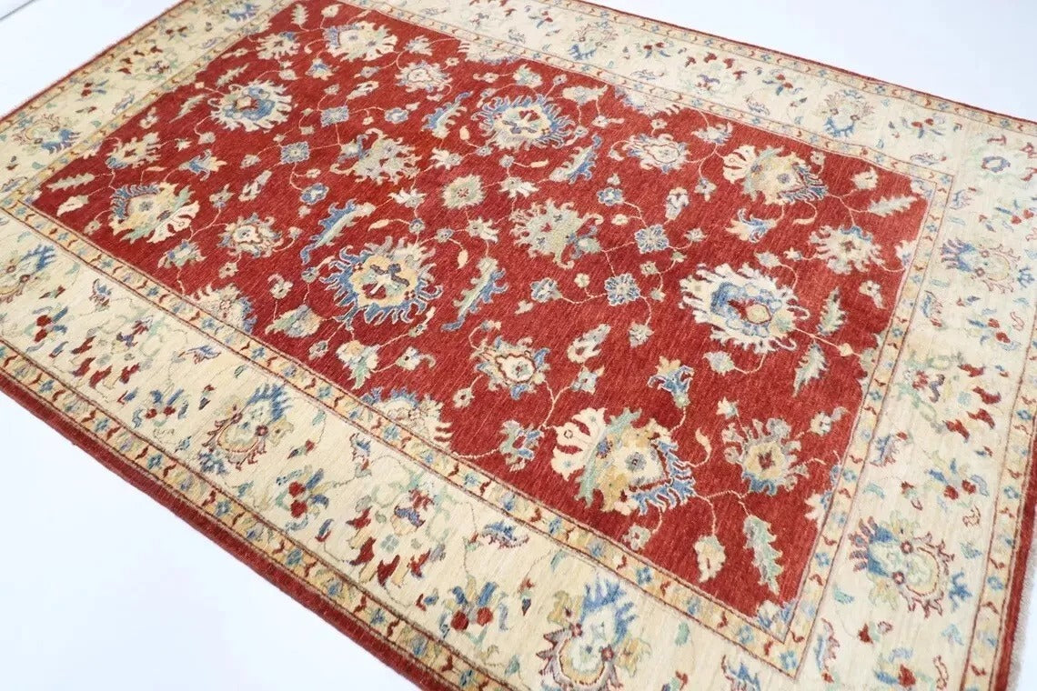 202 x 285 cm | Oriental Afghan Tribal Hand Knotted Carpet