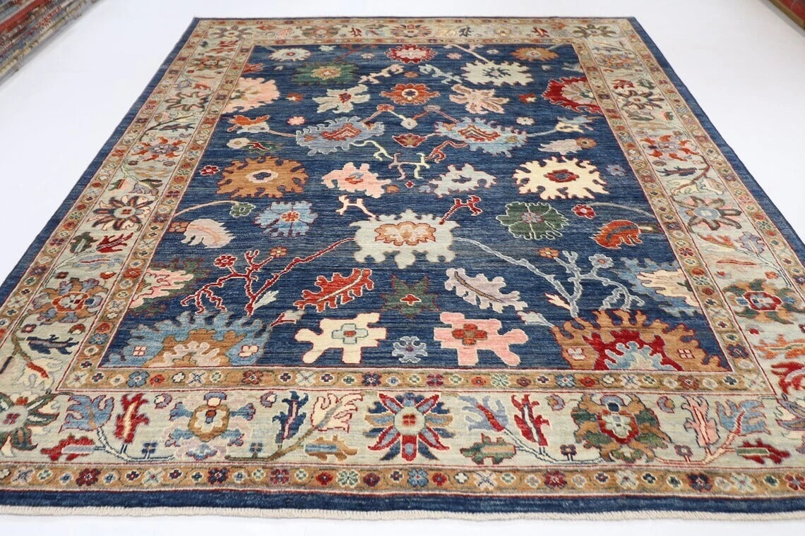 254 x 301 cm | Oushak Afghan Tribal Hand Knotted Carpet
