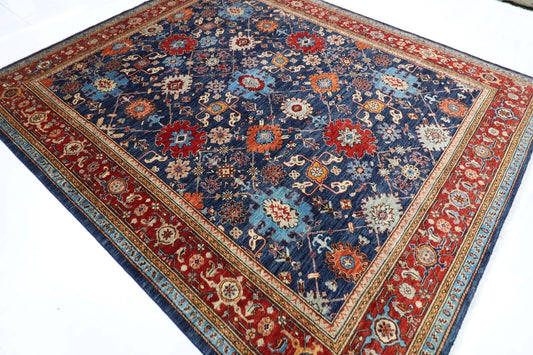 243 x 289 cm | Aryana Afghan Tribal Hand Knotted Carpet