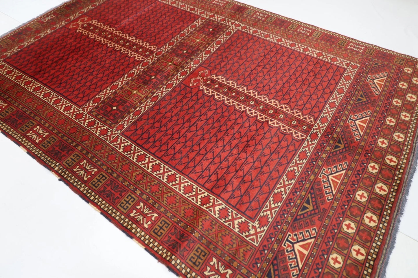 204 x 294 cm | Maranoce Afghan Tribal Hand Knotted Carpet