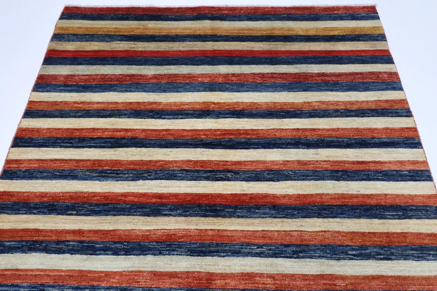 167 x 240 cm | Gabbeh Afghan Tribal Hand Knotted Veg Dye Wool Carpet