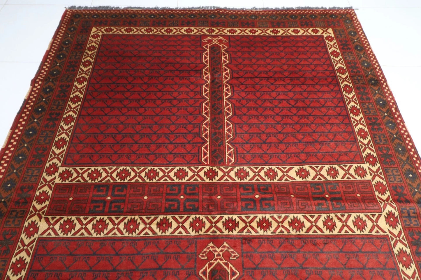 197 x 302 cm | Maranoce Afghan Tribal Hand Knotted Carpet