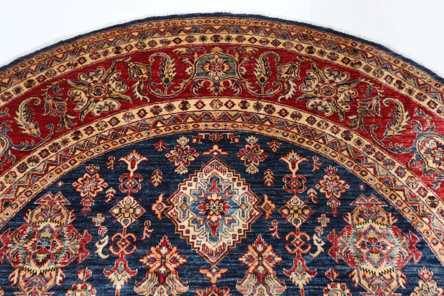 300 x 315 cm | Kazak Afghan Tribal Hand Knotted Wool Carpet