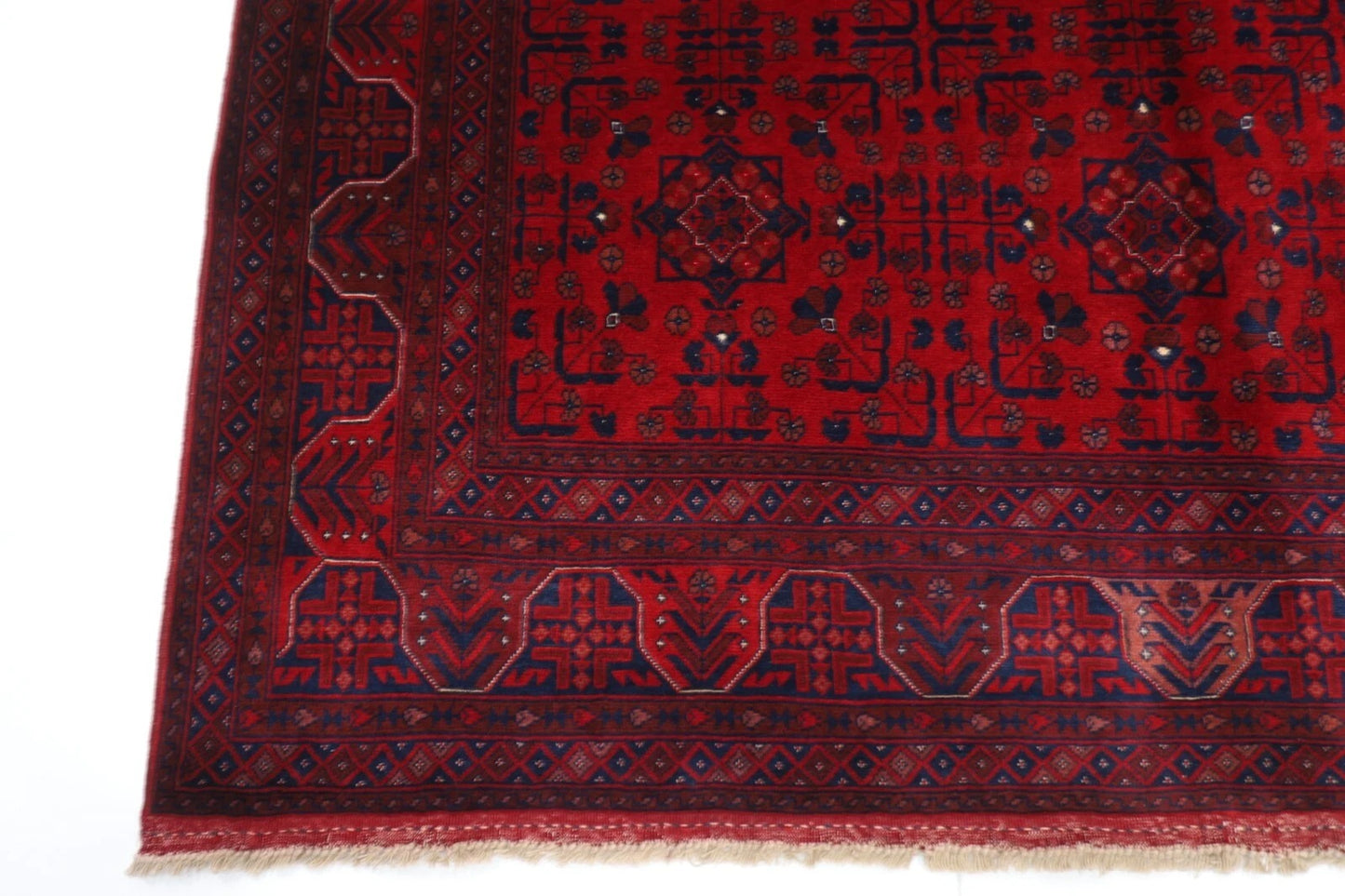 153 x 200 cm | Belgic Tribal Hand Knotted Veg Dye Wool Carpet
