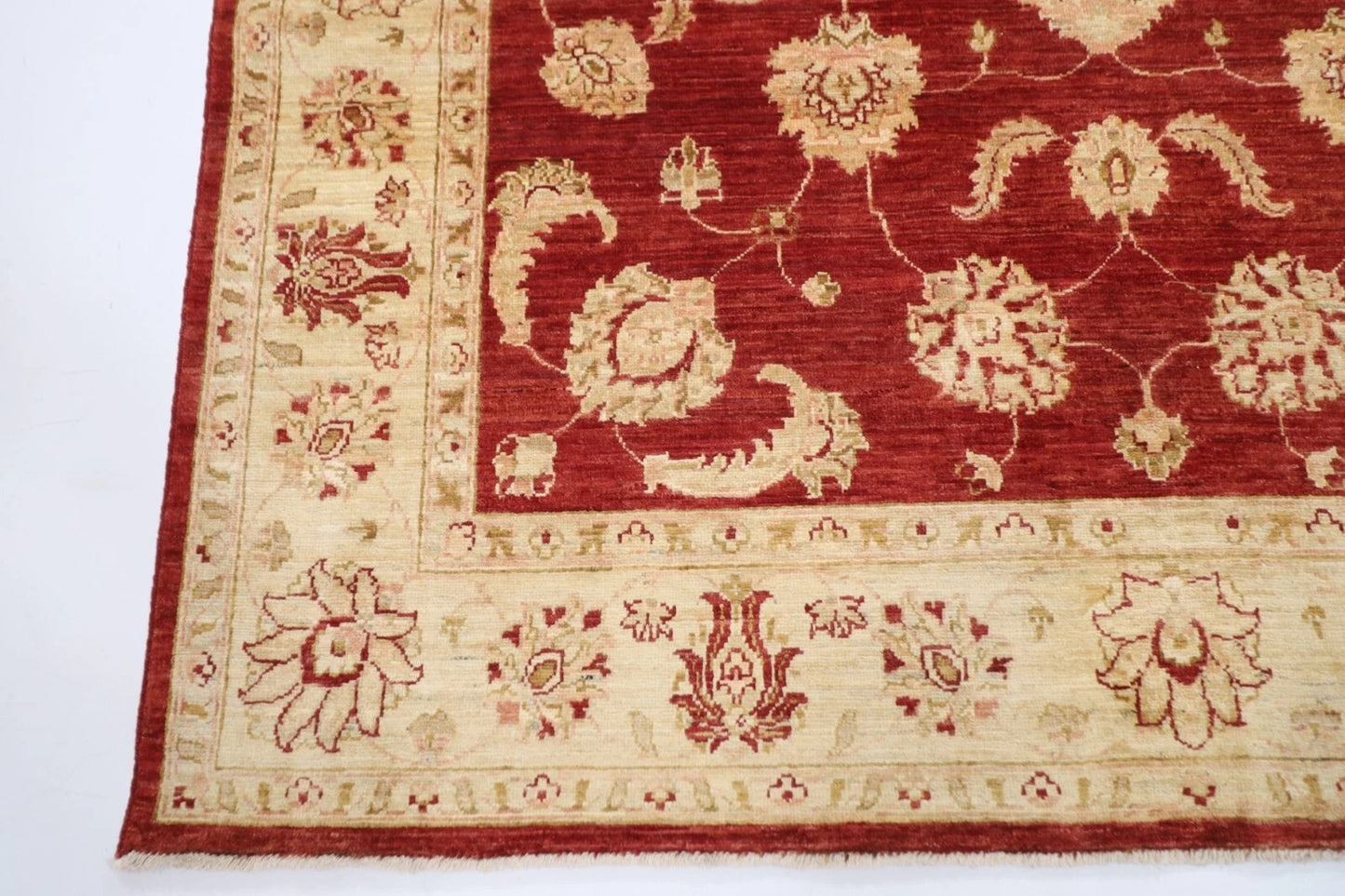 177 x 223 cm | Chobi Afghan Tribal Hand Knotted Veg Dye Wool Carpet