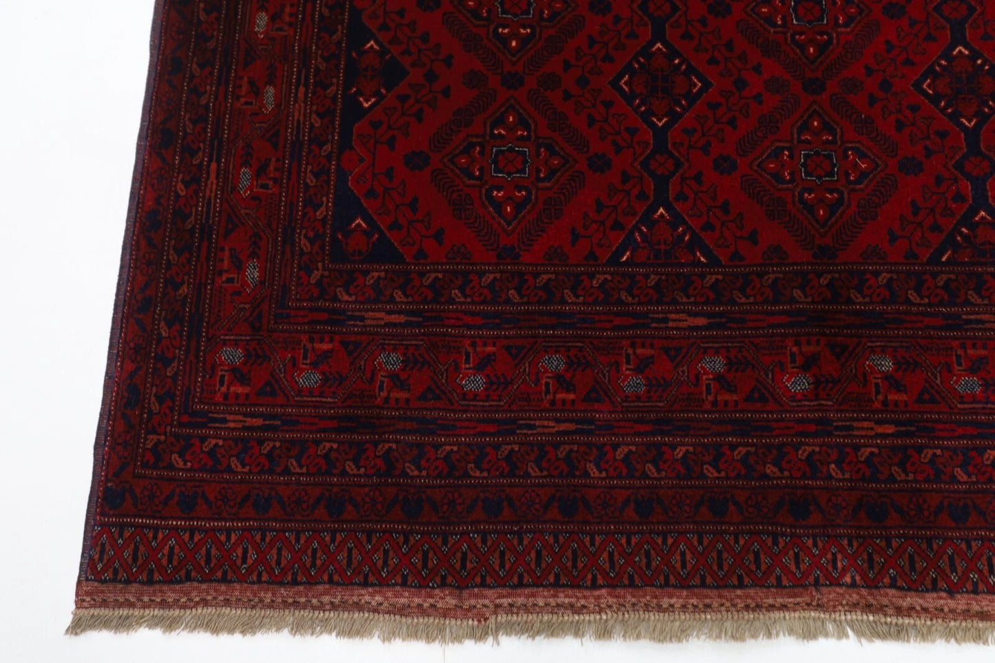 155 x 200 cm | Belgic Tribal Hand Knotted Wool Carpet