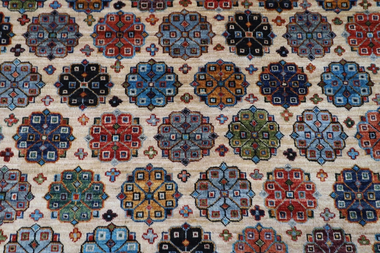 244 x 300 cm | Gul Bahar Afghan Tribal Hand Knotted Carpet