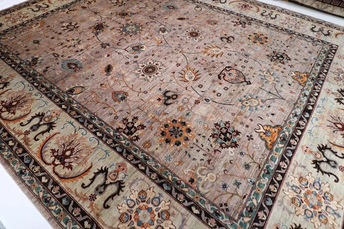 370 x 453 cm | Aryana Afghan Tribal Hand Knotted Carpet