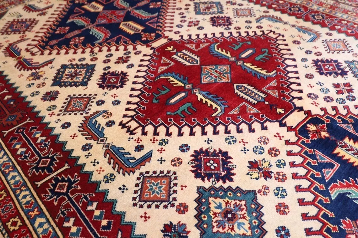 224 x 318 cm | Shirvan Afghan Tribal Hand Knotted Carpet