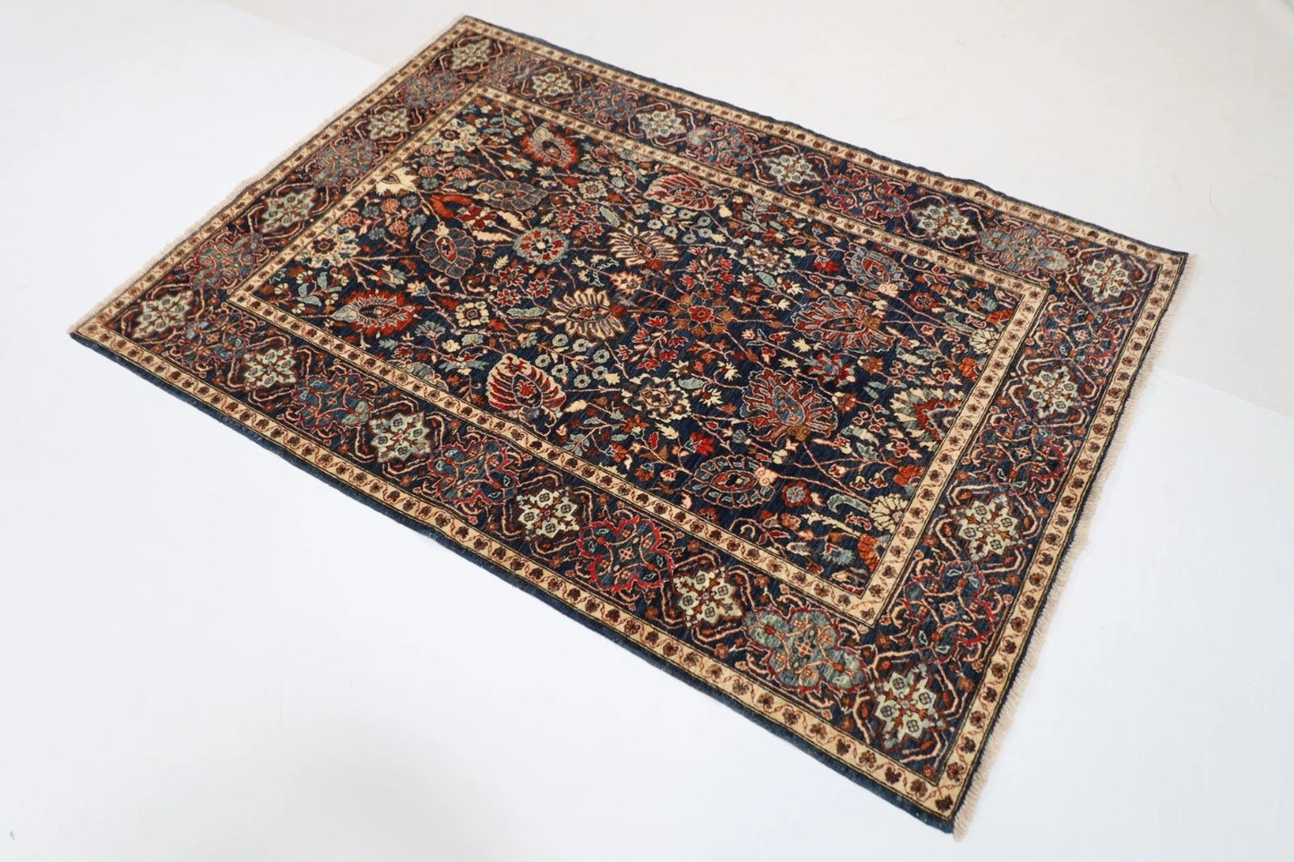 125 x 174 cm | Aryana Afghan Tribal Hand Knotted Veg Dye Wool carpet