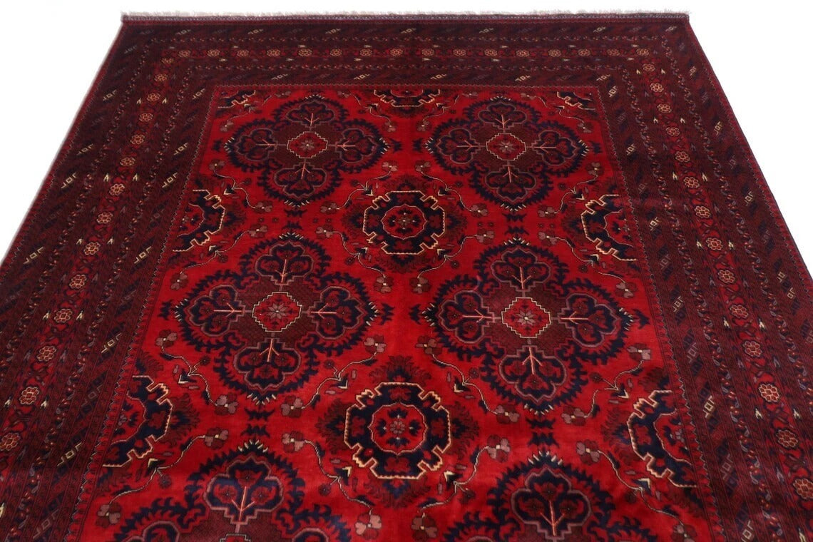 202 x 312 cm | Belgic Afghan Tribal Hand Knotted Carpet