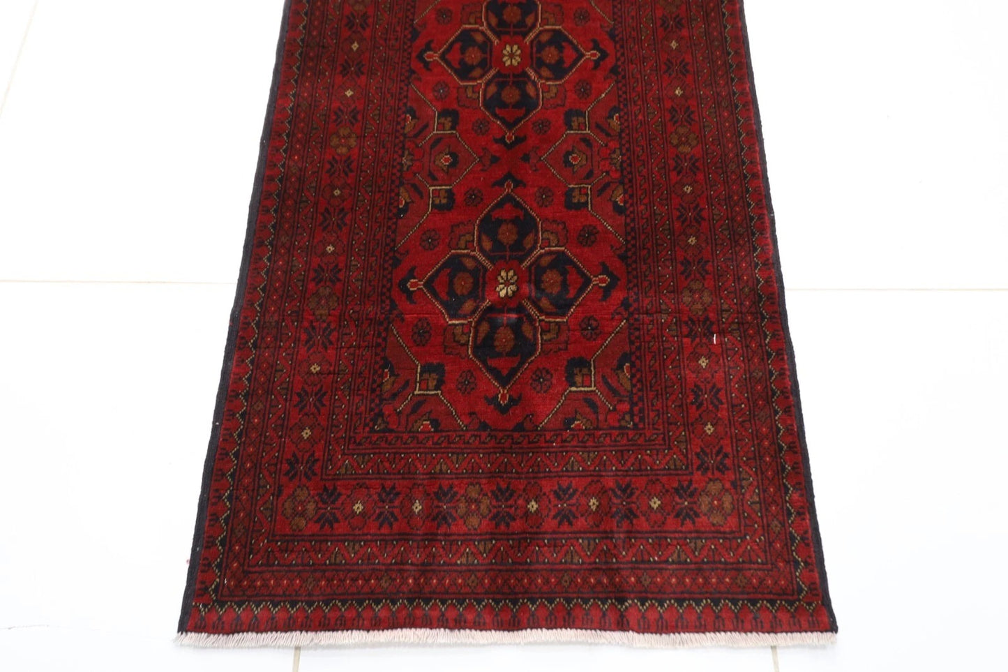 84 x 289 cm | Khal Mohammadi Afghan Tribal Hand Knotted Wool Runner