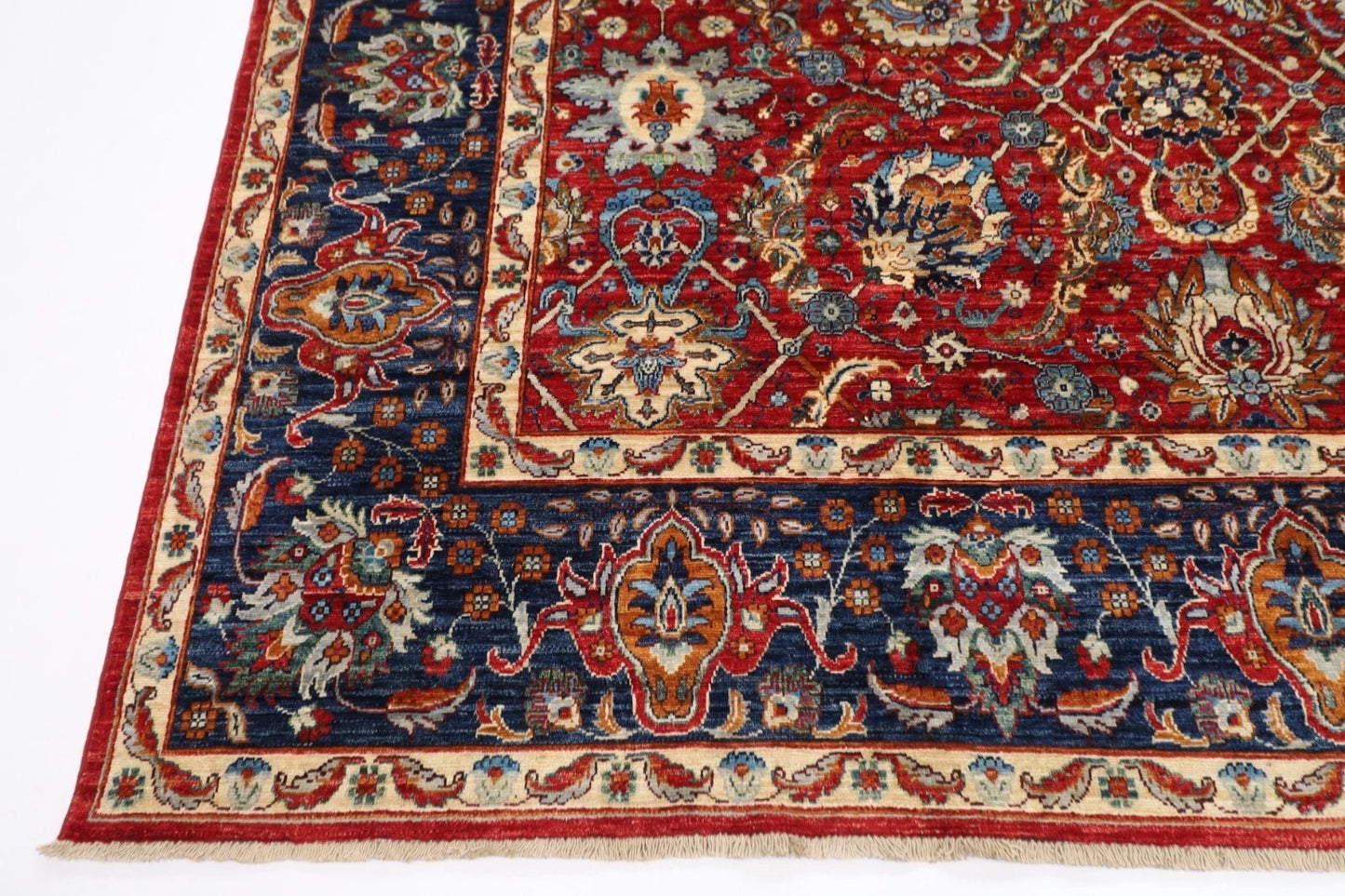 271 x 363 cm | Aryana Afghan Tribal Hand Knotted Carpet