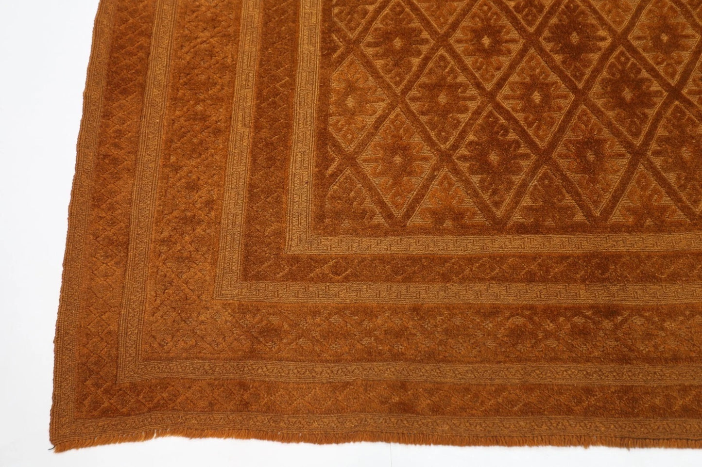 212 x 276 cm | Over Dye Afghan Tribal Hand Knotted Kilim