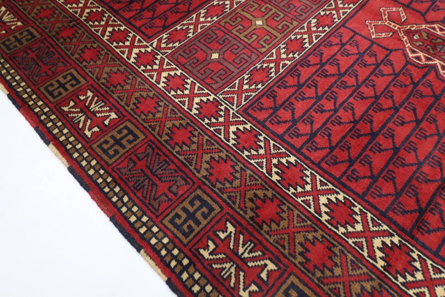 172 x 244 cm | Maranoce Afghan Tribal Hand Knotted Veg Dye Wool Carpet