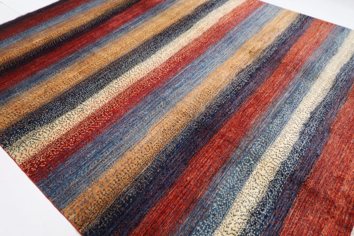 250 x 294 cm | Fine Gabbeh Afghan Tribal Hand Knotted Carpet