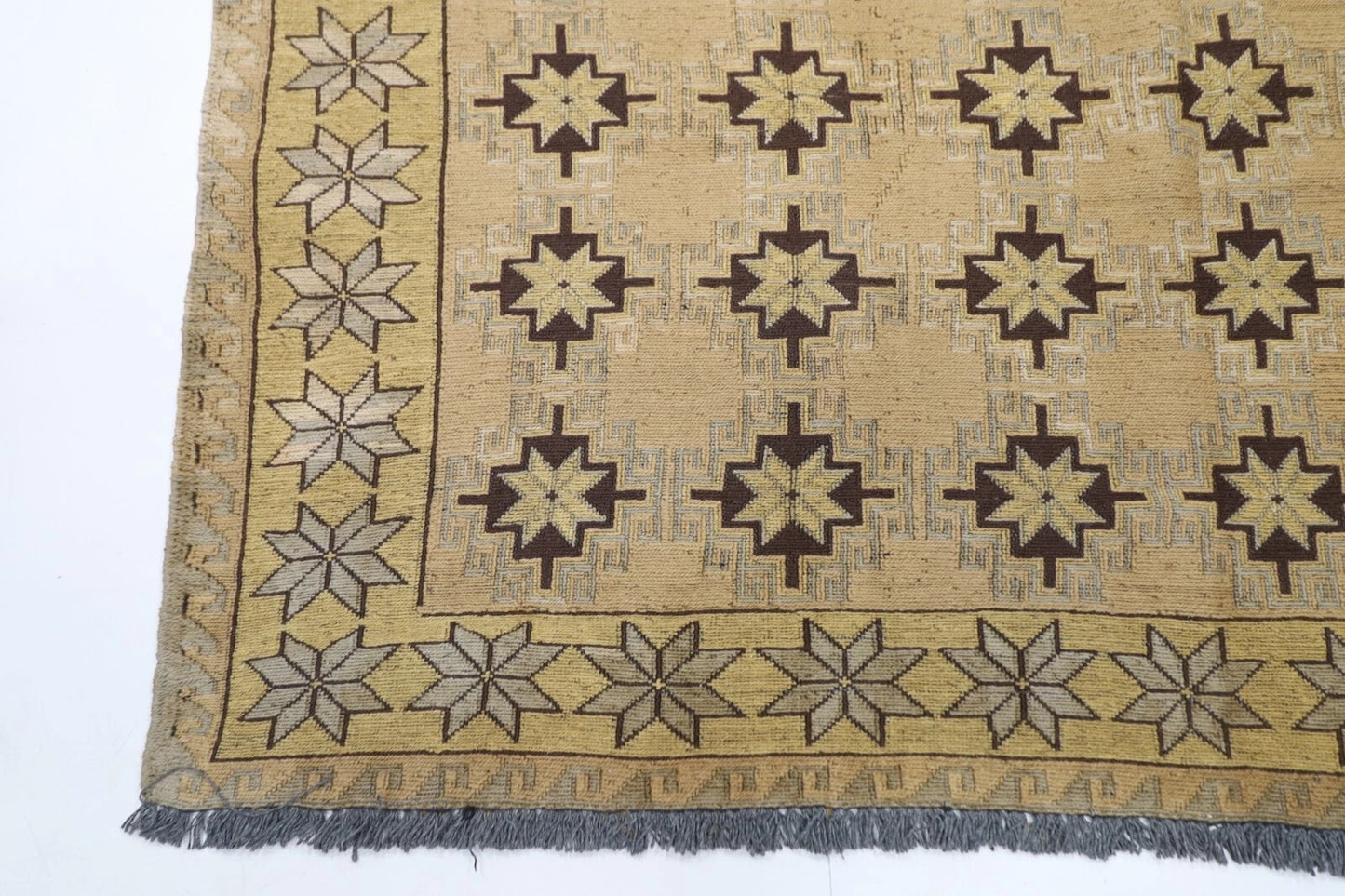153 x 197 cm | Flat Weave Tribal Hand Knotted Veg Dye Wool Kilim