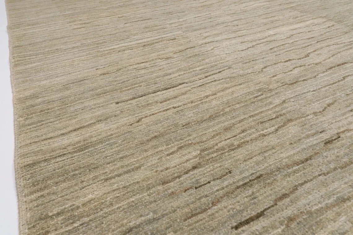 185 x 268 cm | Gabbeh Beige Afghan Tribal Hand Knotted Veg Dye Wool Carpet
