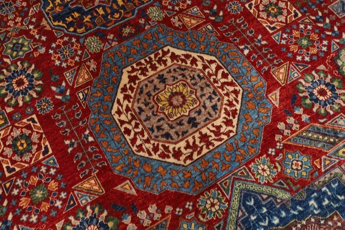 250 x 310 cm | Mamluk Afghan Tribal Hand Knotted Carpet