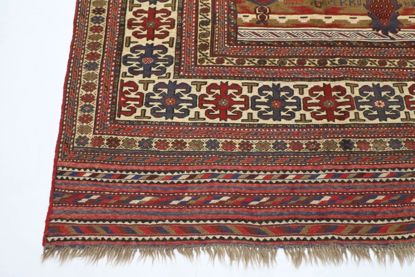 188 x 280 cm | Barjesta Flat Weaved Afghan Tribal Hand Knotted Wool Carpet kilim