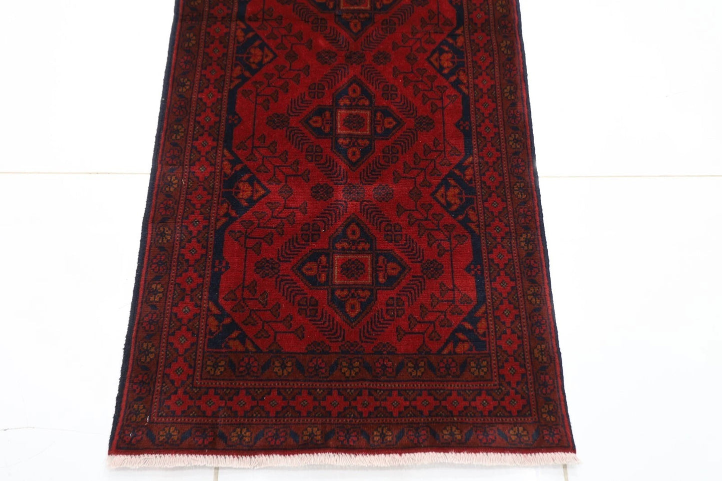 80 x 200 cm | Khal Mohammadi Afghan Tribal Hand Knotted Wool Runner