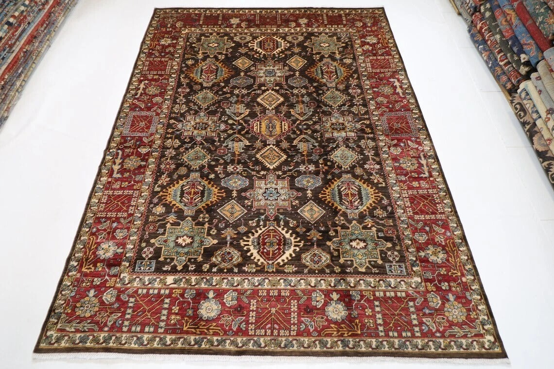 248 x 330 cm | Waziri Afghan Tribal Hand Knotted Carpet