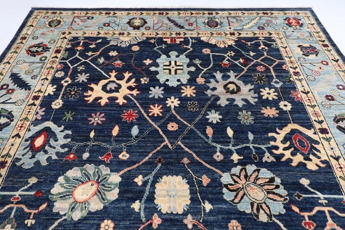 252 x 300 cm | Oushak Afghan Tribal Hand Knotted Carpet