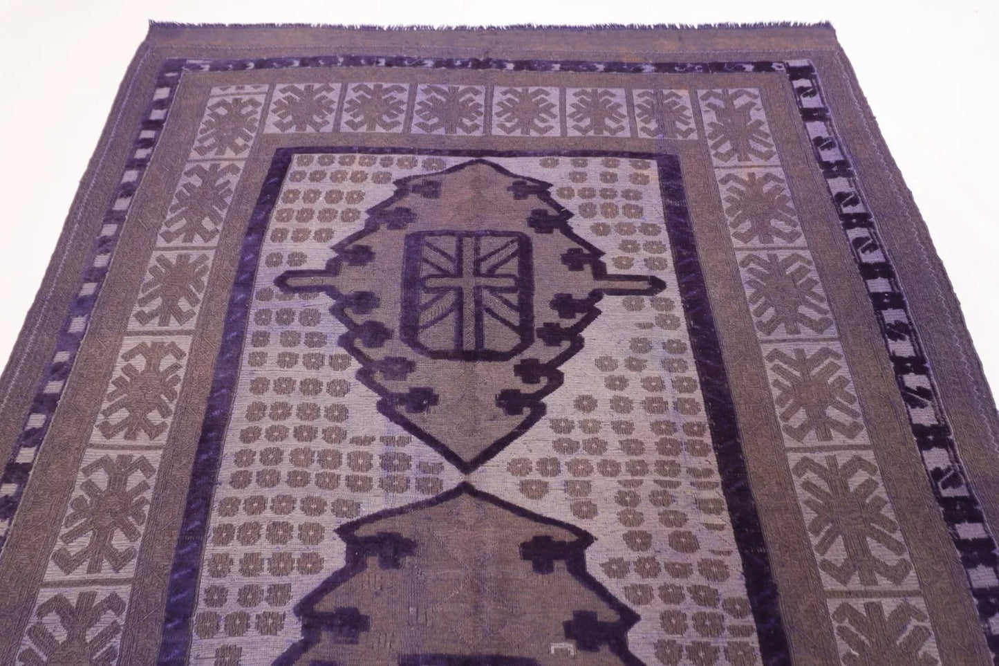 180 x 262 cm | Barjesta Flat Weaved Afghan Tribal Hand Knotted Over dye Wool Carpet kilim