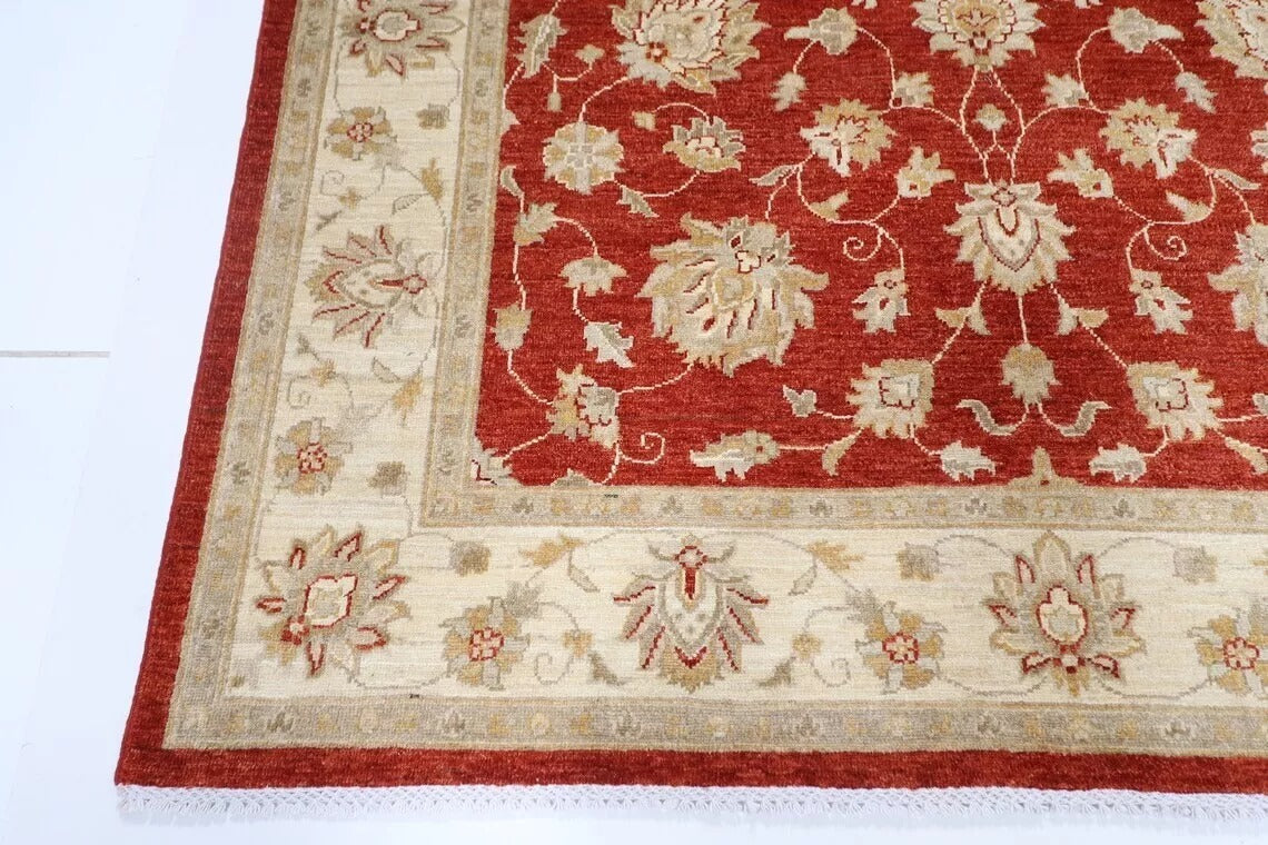 206 x 290 cm | Oriental Afghan Tribal Hand Knotted Carpet