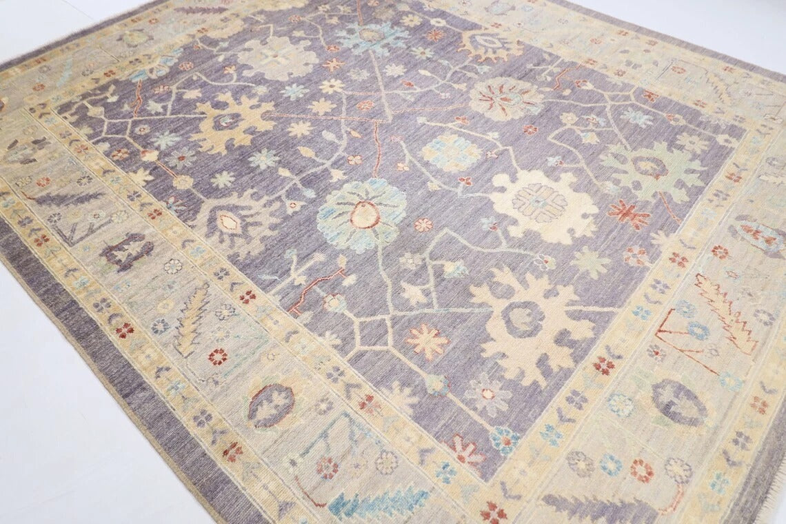 247 x 297 cm | Oushak Afghan Tribal Hand Knotted Carpet