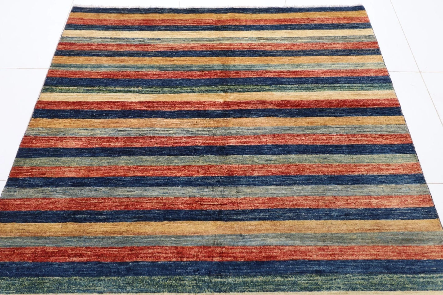 165 x 270 cm | Gabbeh Afghan Tribal Hand Knotted Veg Dye Wool carpet