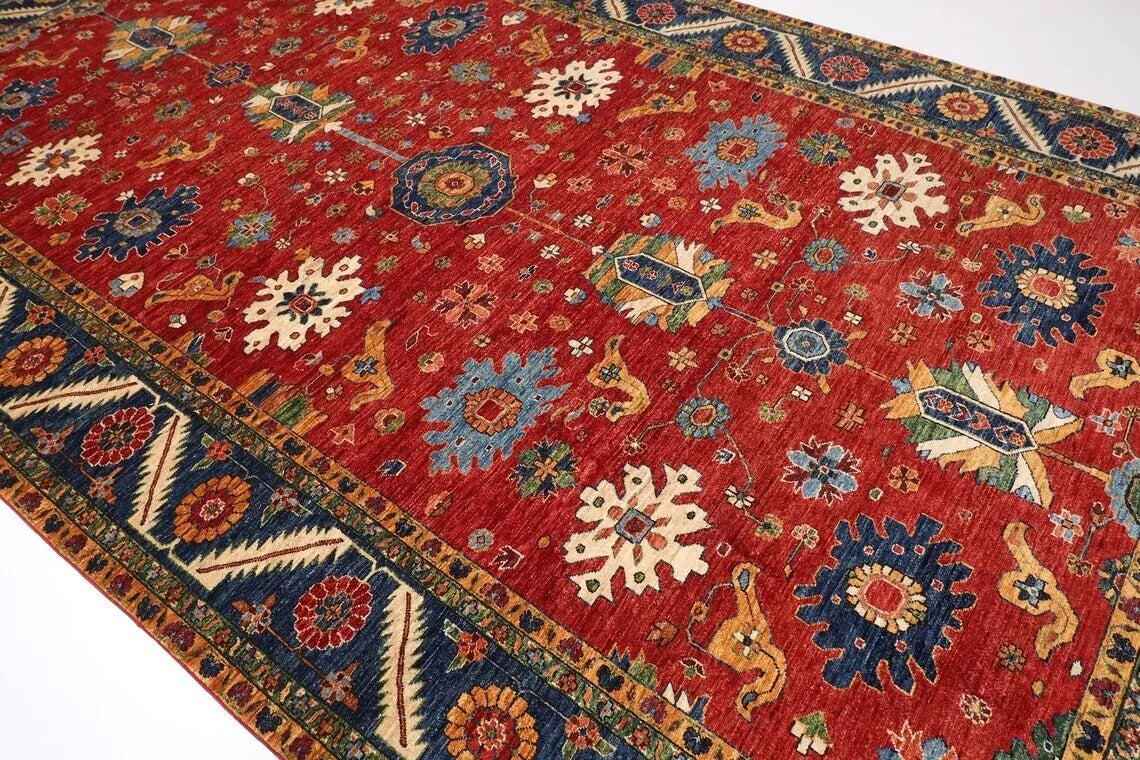 249 x 428 cm | Aryana Afghan Tribal Hand Knotted Carpet