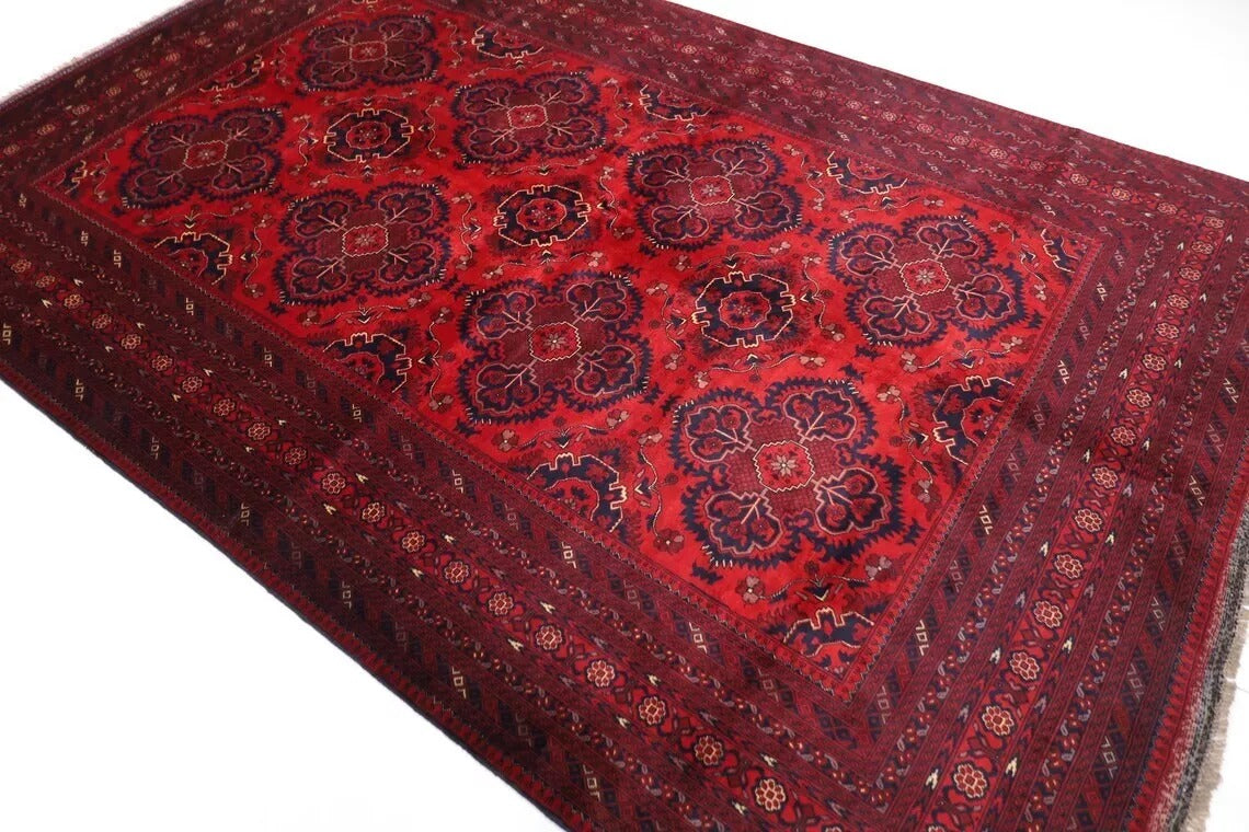 202 x 312 cm | Belgic Afghan Tribal Hand Knotted Carpet
