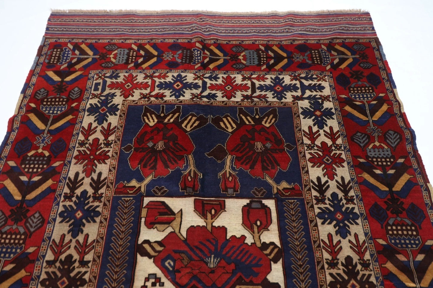 174 x 278 cm | Barjesta Flat Weaved Afghan Tribal Hand Knotted Wool Carpet kilim