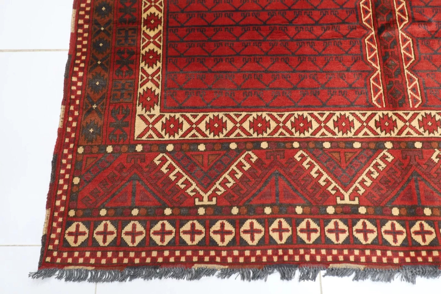 197 x 302 cm | Maranoce Afghan Tribal Hand Knotted Carpet