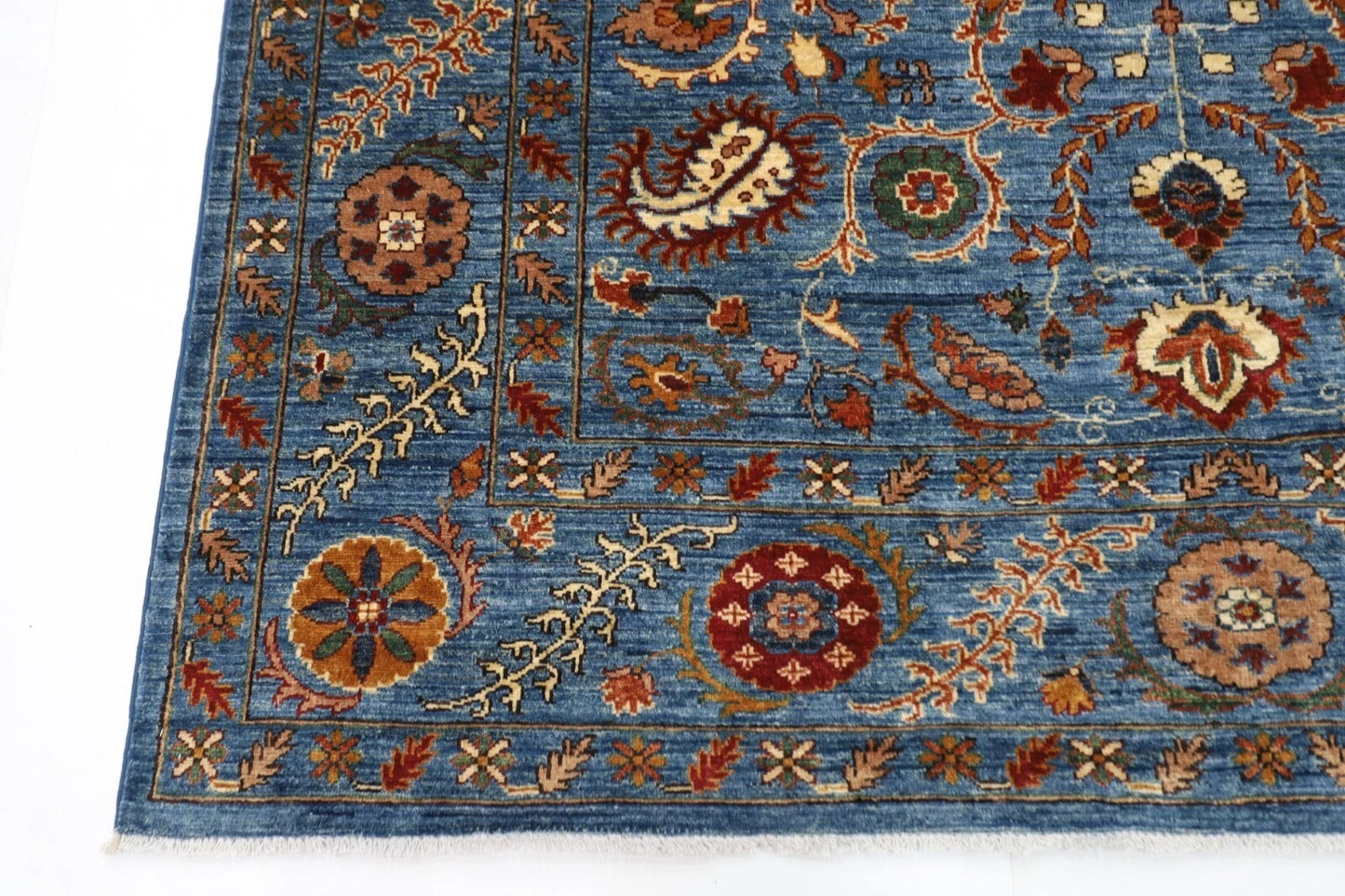198 x 297 cm | Suzani Afghan Tribal Hand Knotted Carpet