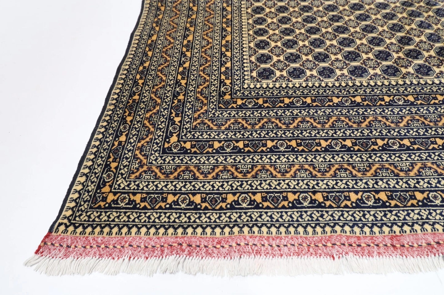 196 x 300 cm | Bokhara Afghan Tribal Hand Knotted Carpet