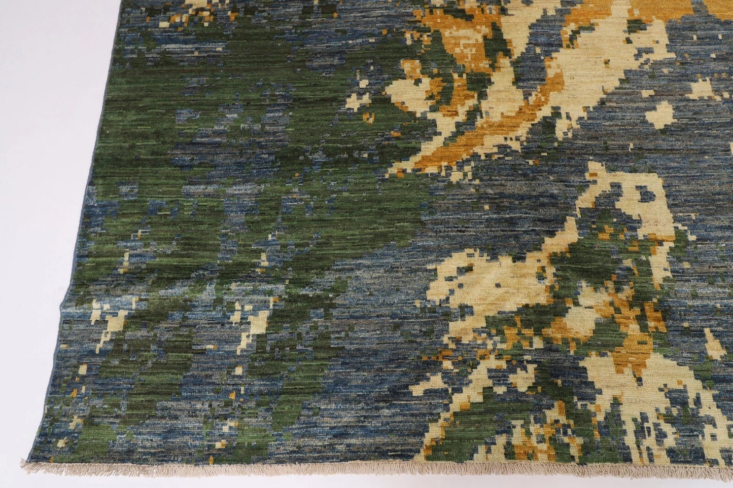 298 x 412 cm | Abstract Afghan Tribal Hand Knotted Carpet