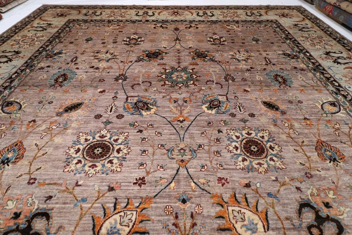370 x 453 cm | Aryana Afghan Tribal Hand Knotted Carpet
