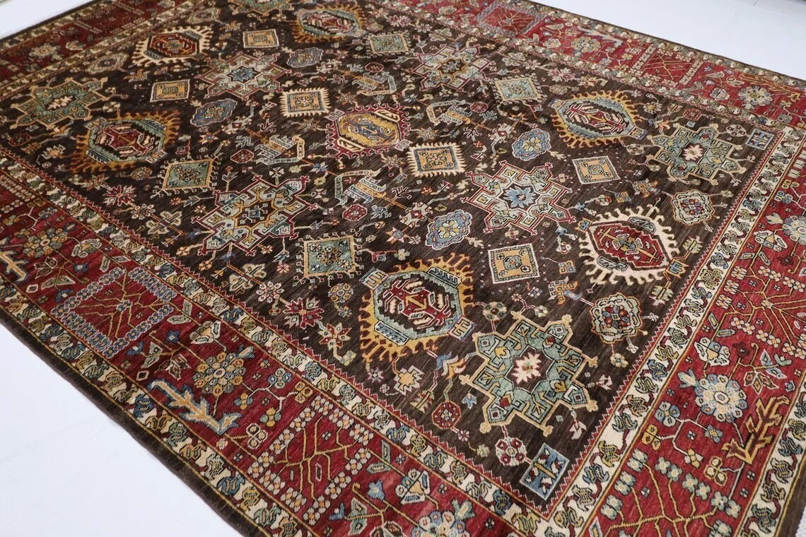 248 x 330 cm | Waziri Afghan Tribal Hand Knotted Carpet