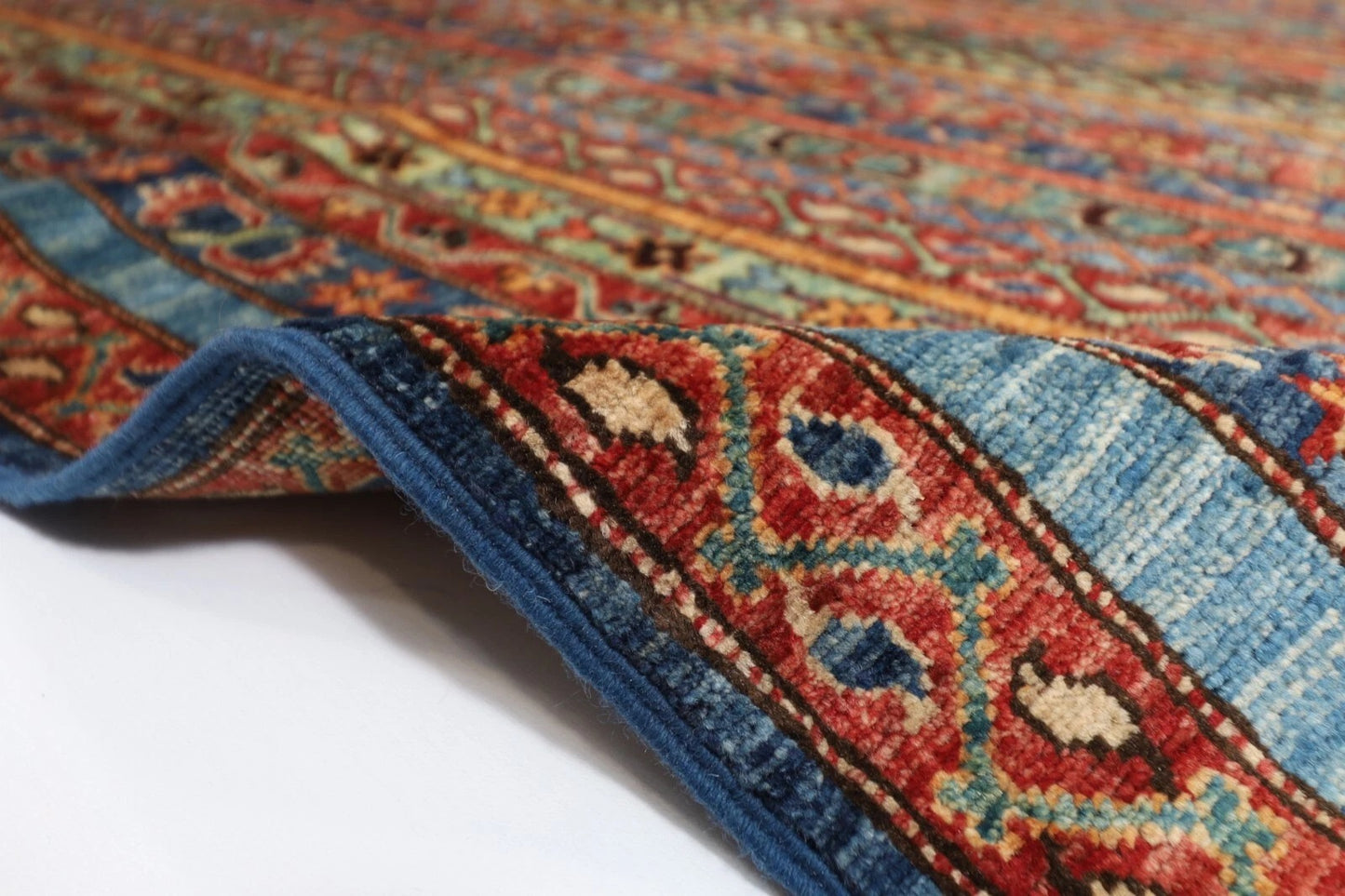 124 x 179 cm | Afghan Tribal Hand Knotted Veg Dye Wool carpet