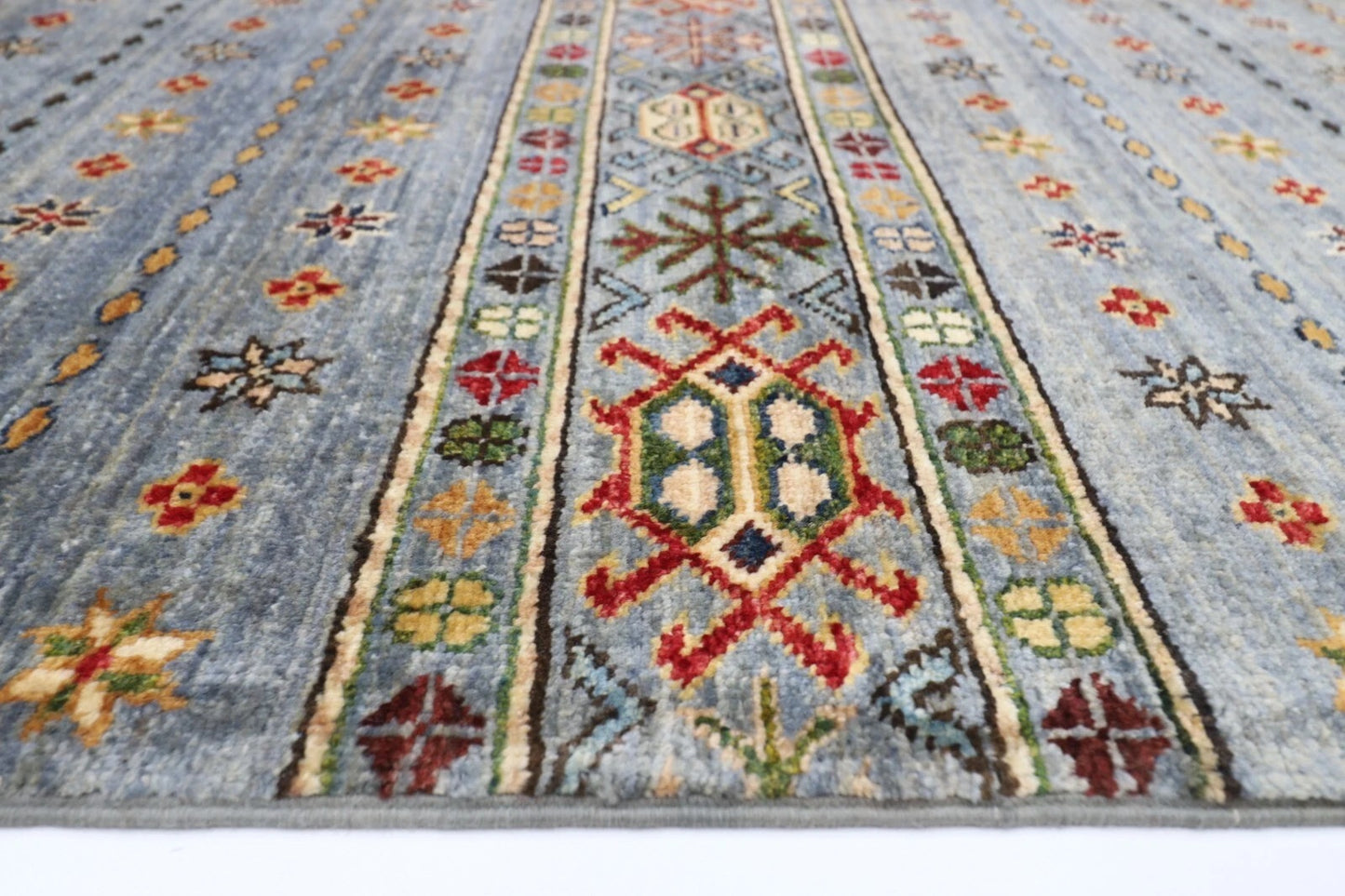 207 x 286 cm | Khorjun Afghan Tribal Hand Knotted Carpet